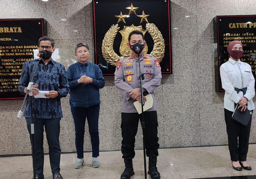 Keterangan Kapolri Jenderal Pol Listyo Sigit Prabowo. (Foto: PMJ News/ Yeni)