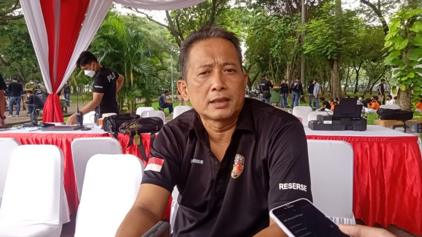 Dirkrimum Polda Metro Jaya, Kombes Pol Tubagus Ade Hidayat beri keterangan. (Foto: PMJ/Yeni). 