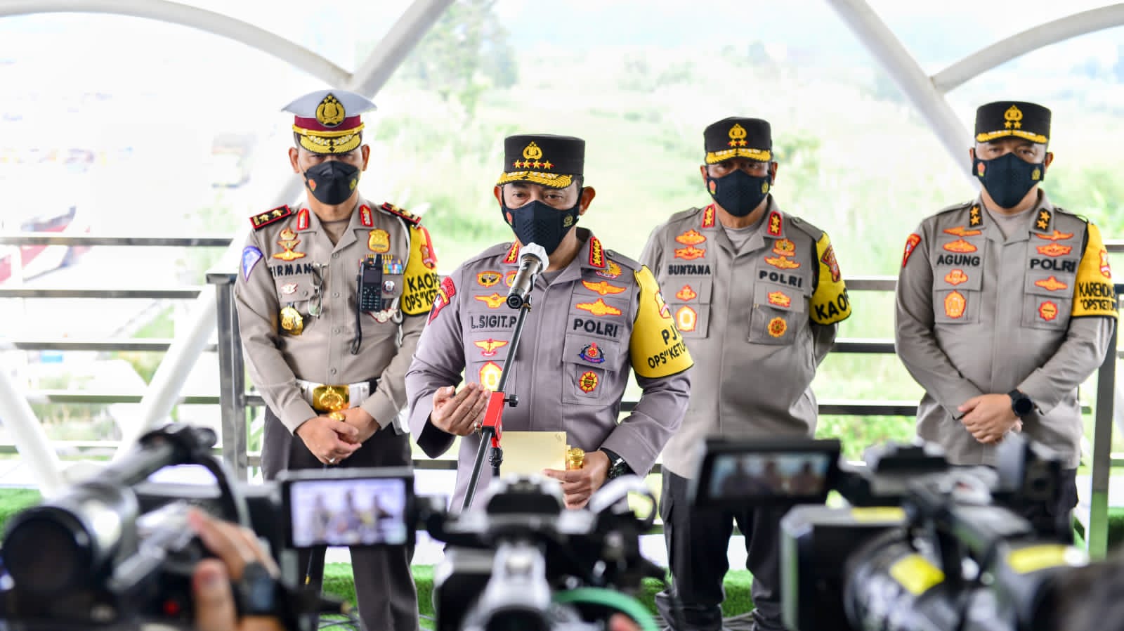 Peninjauan Kapolri Jenderal Pol Listyo Sigit Prabowo. (Foto: PMJ News). 