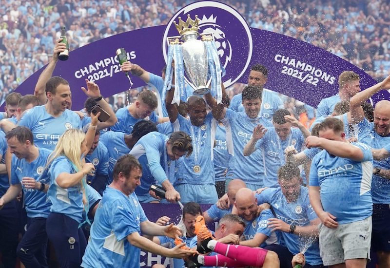 Manchester City jadi juara Liga Utama Inggris. (Foto: Dok Net)