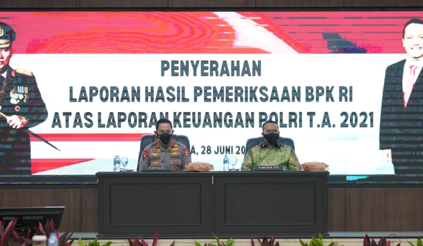 Polri kembali meraih predikat opini Wajar Tanpa Pengecualian (WTP) dari BPK RI. (Foto: PMJ News)