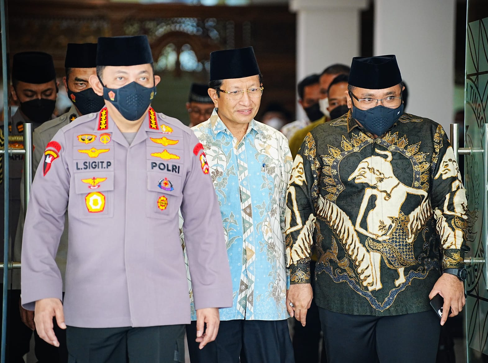 Kapolri Jenderal Pol Listyo Sigit Prabowo menghadiri penganugerahan MTQ Polri. (Foto: PMJ News). 