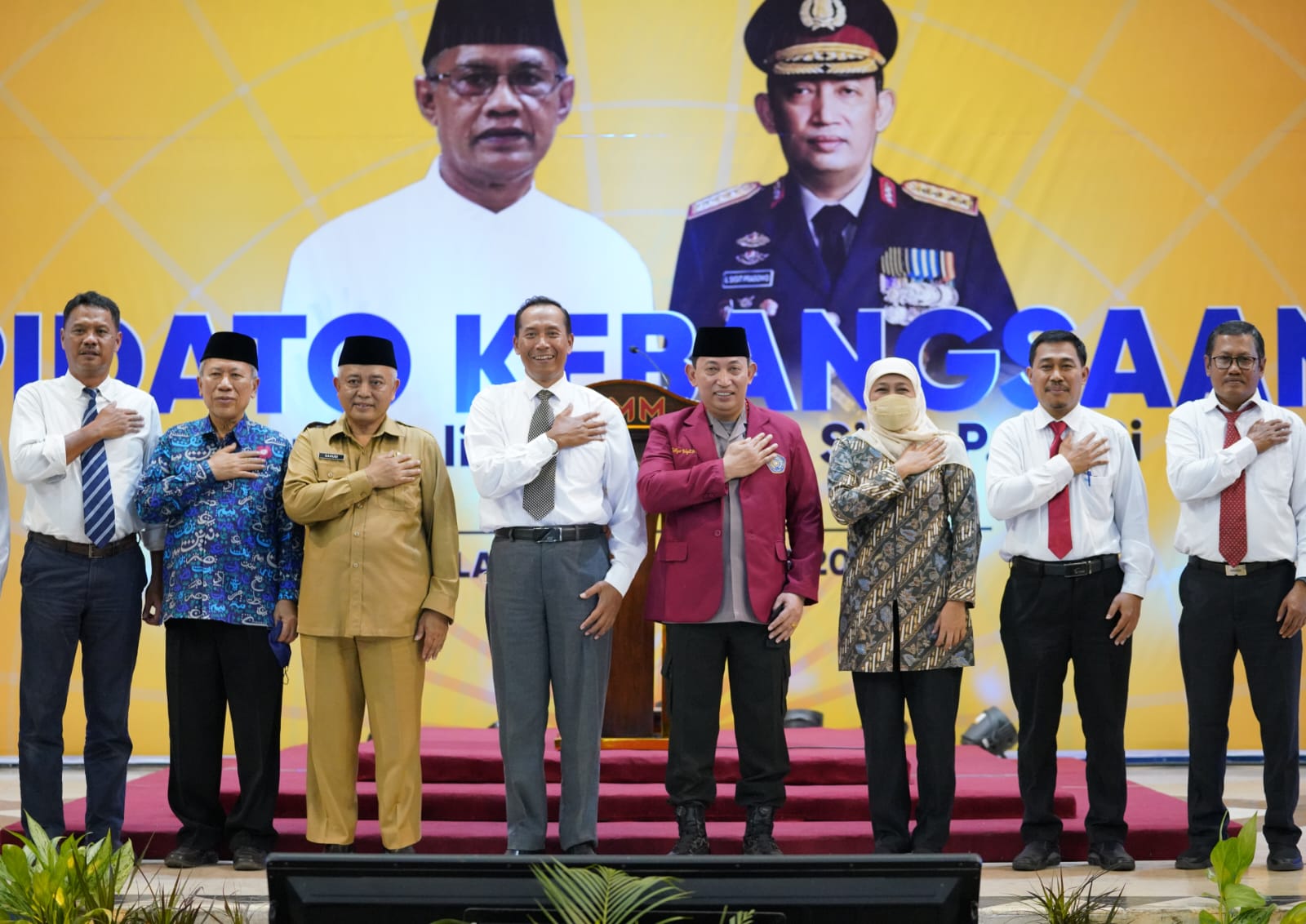 Kapolri Jenderal Listyo Sigit Prabowo menghadiri acara Konsolidasi Kebangsaan Angkatan Muda Muhammadiyah  (Foto: PMJ News)