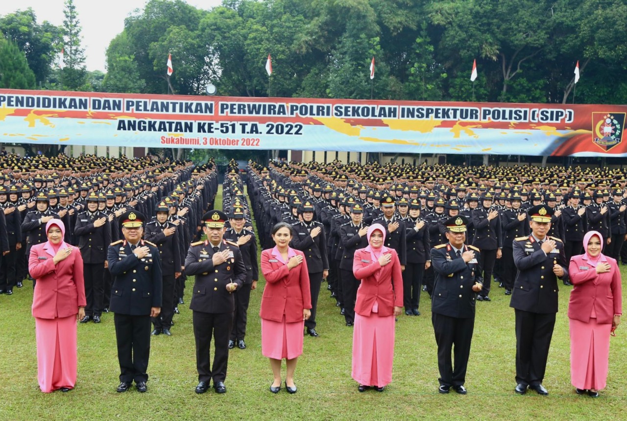 Kapolri Jenderal Polisi Drs. Listyo Sigit Prabowo, M.Si melantik 2.073 perwira. (Foto: PMJ News)