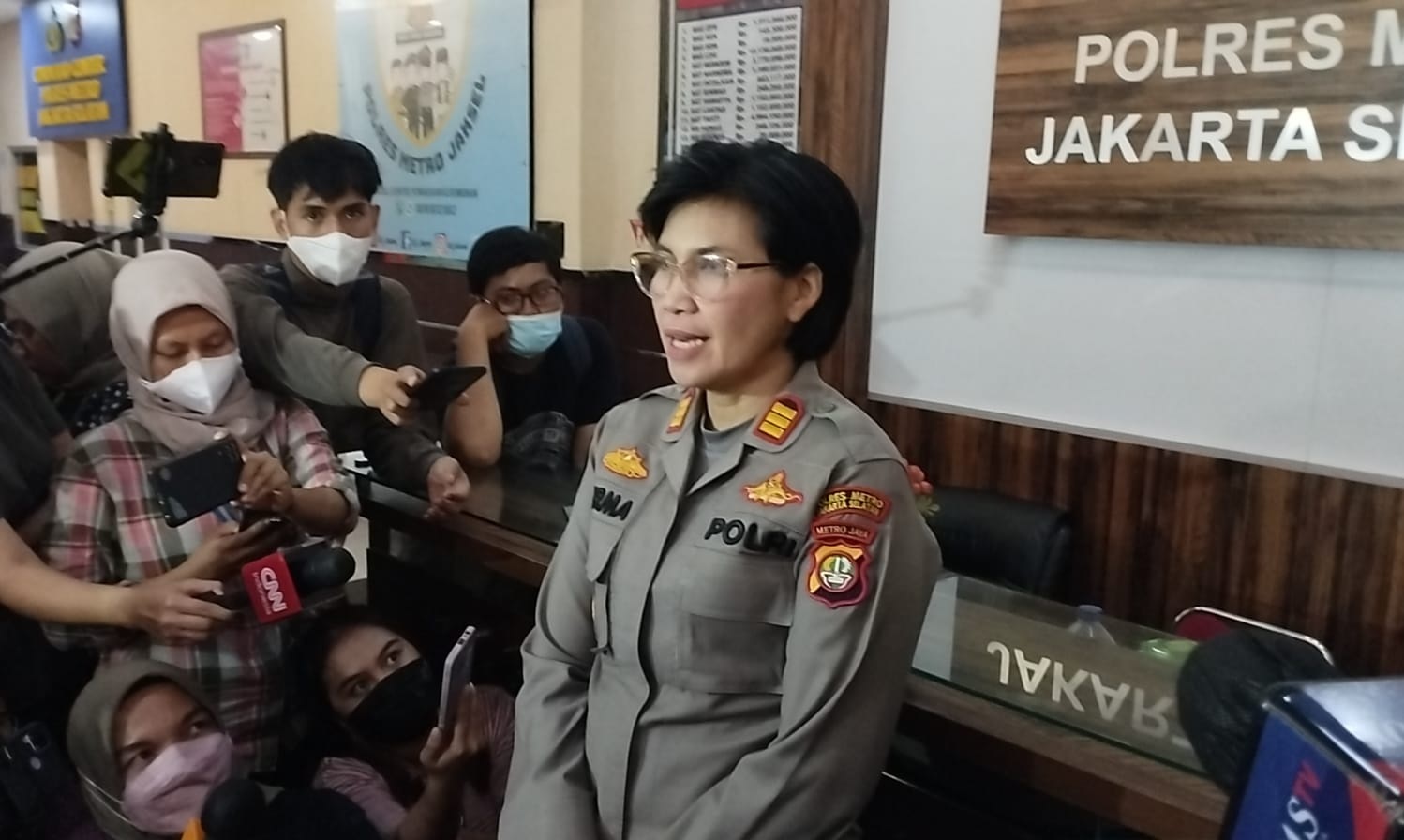 Kasi Humas Polres Metro Jakarta Selatan, AKP Nurma Dewi saat dikonfirmasi. (Foto: PMJ News)
