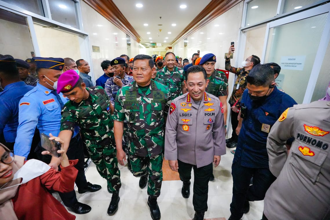 Laksamana Yudo Margono hari ini menjalani fit and proper test sebagai calon Panglima TNI di DPR RI. (Foto: PMJ News)