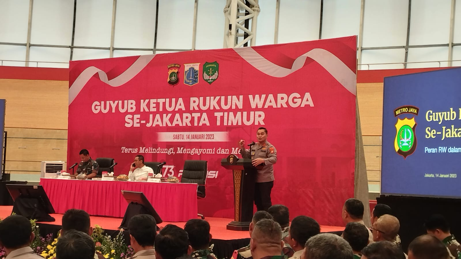 Kapolda Metro Jaya Irjen Pol Fadil Imran di acara Guyub Ketua RW se-Jakarta Timur. (Foto: PMJ News). 