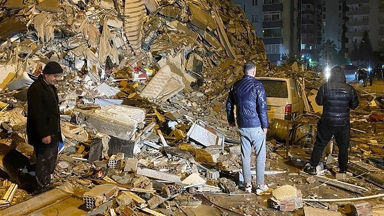 Gempa di Turki. (Foto: Dok Net)