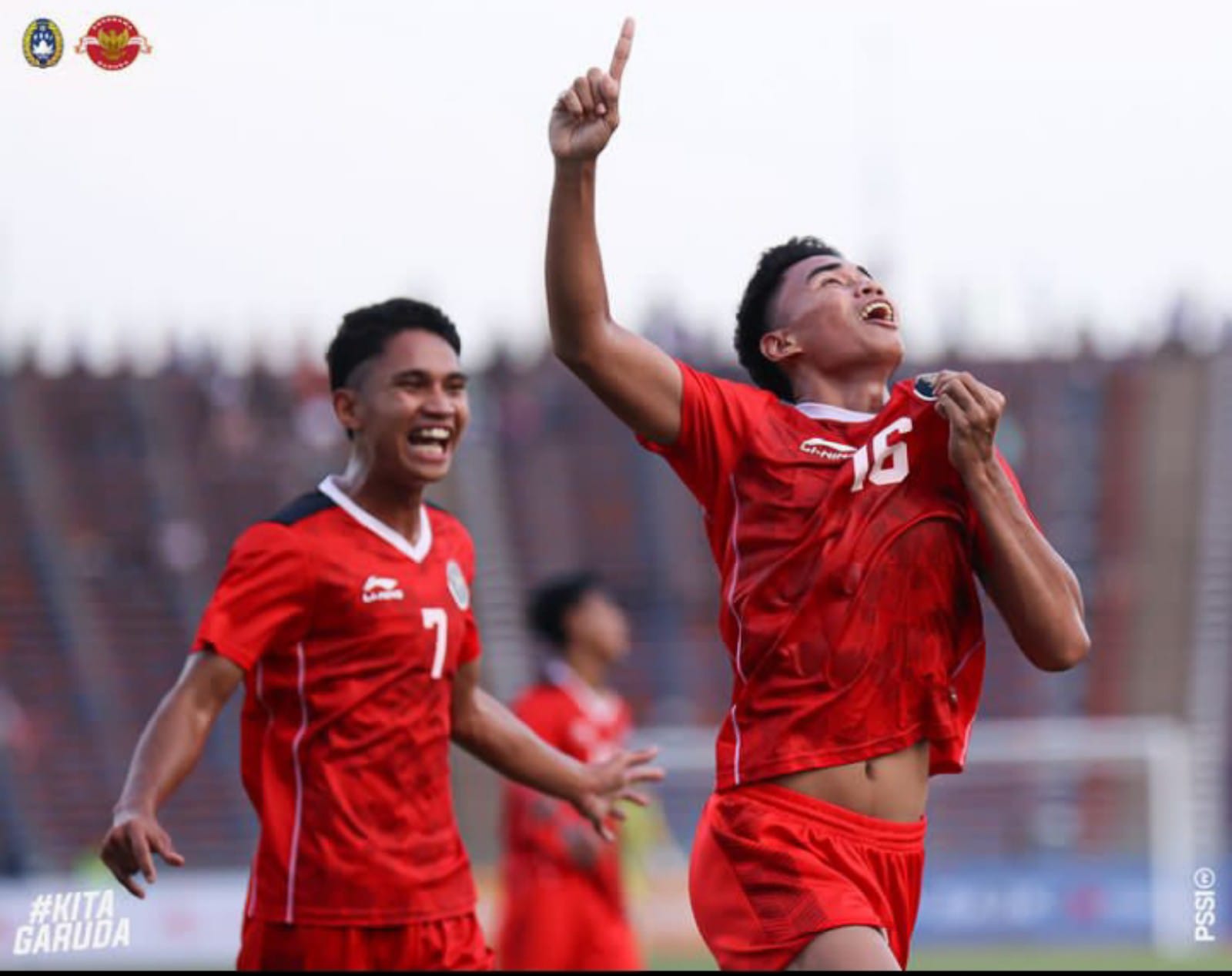Selebrasi pemain Timnas Indonesia saat melesakkan gol ke gawang Vietnam. (Foto: Instagram PSSI)