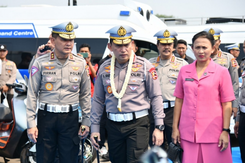 Kapolri Jenderal Listyo Sigit Prabowo di Indonesia Safety Driving Center (ISDC), Serpong, Tangerang. (Foto: PMJ News)