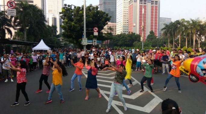 Car Free Day di Jakarta. (Foto: PMJ).