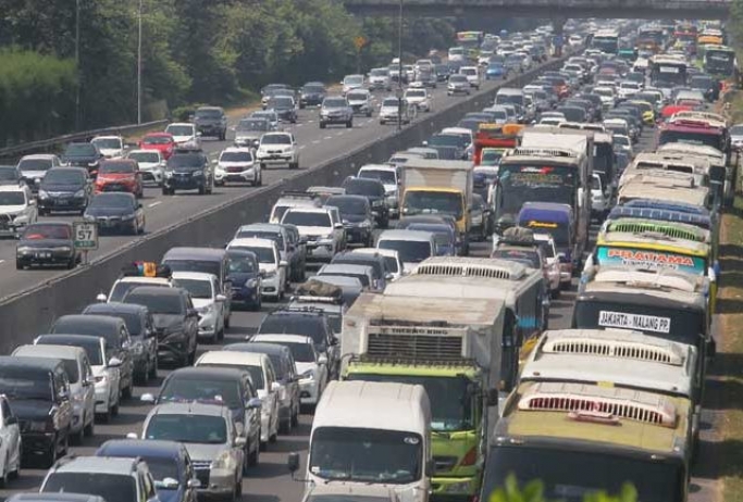 Pmerintah antisipasi arus balik mudik lebaran. (Foto : PMJ/Doknet). 