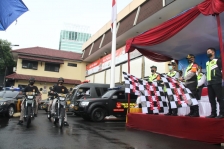 Tim Pemburu Pelanggar Prokes Polres Jakbar. (Foto: PMJ News)..