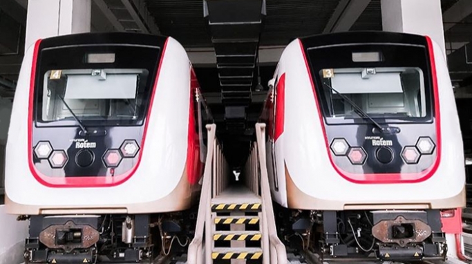 Proyek pembangunan LRT Jadebek terus dikebut. (Foto: PMJ News/Dok Net).