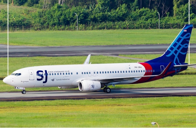 Pesawat Sriwijaya Air. (Foto:PMJ News/Instagram@sriwjayaair)