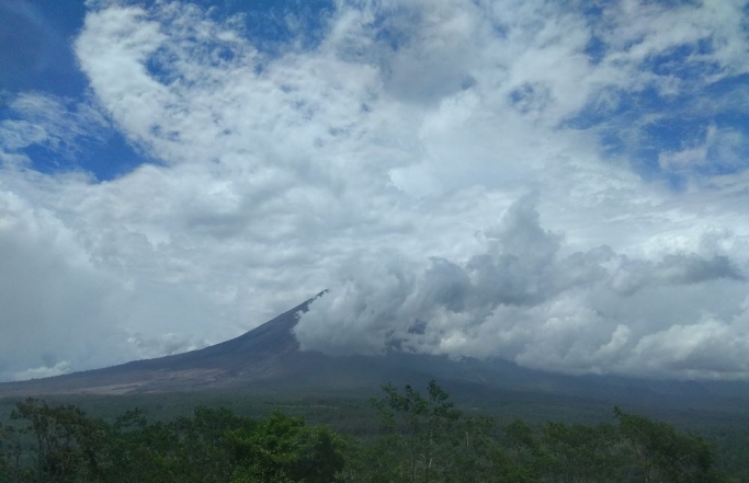 Kondisi Gunung Semeru. (Foto: PMJ News/PVMBG ESDM)