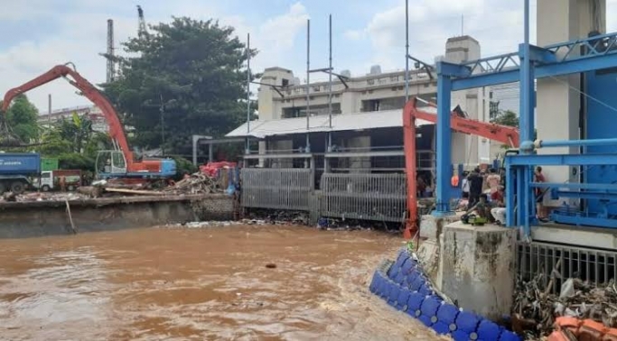 Pintu Air Manggarai Jakarta. (Foto: PMJ News/Dok Net).