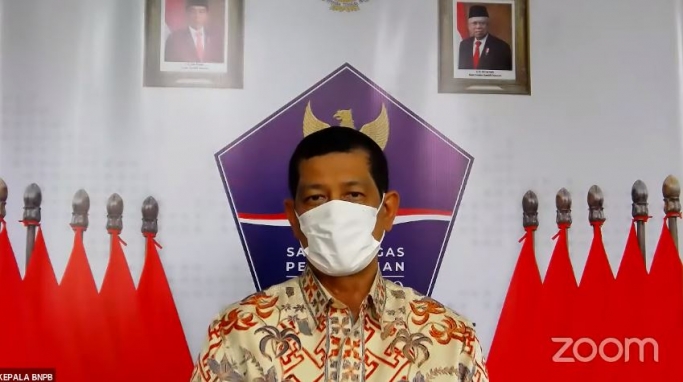 Kepala Satuan Tugas (Satgas) Penanganan Covid-19 Indonesia, Doni Monardo. (Foto ; PMJ/YouTube BNPB).  