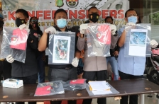 Polres Metro Tangerang Kota menggelar perkara kasus pencurian dengan kekerasan. (Foto: PMJ News).