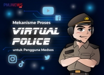 Proses Virtual Police. (Foto:PMJ News/ilustrasi grafis Jeje)