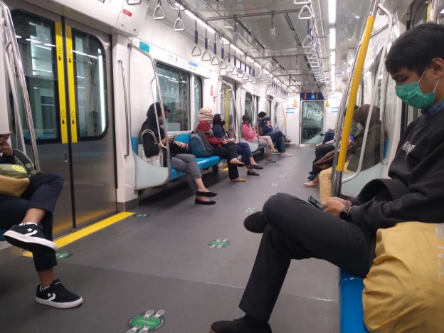 MRT Jakarta. (Foto : PMJ/Hdi). 