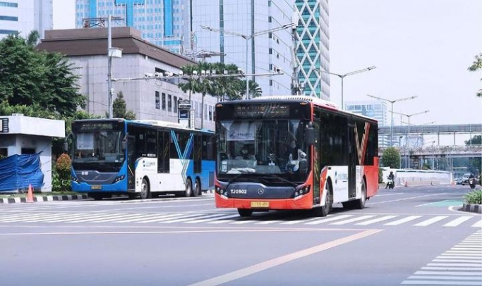 Transportasi Publik Transjakarta. (Foto: PMJ News/IG TransJakarta).