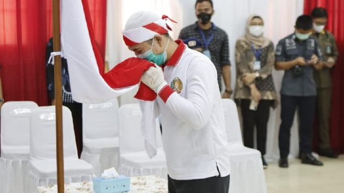 Napi Teroris nyatakan ikran untuk NKRI. (Foto ; PMJ/Dok Dirjen PAS).