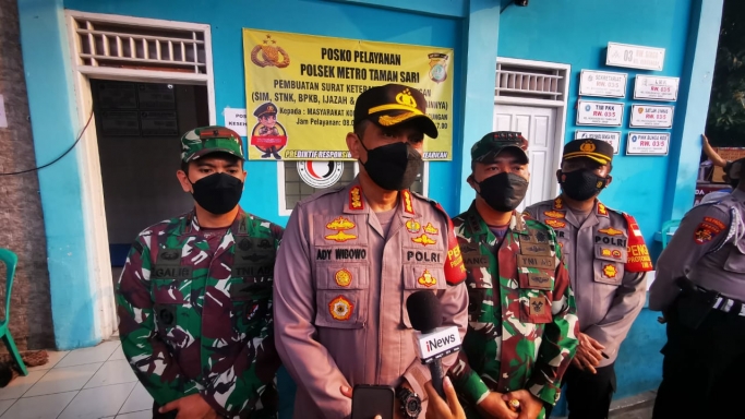 Pernyataan Kapolres Metro Jakarta Barat Kombes Pol Ady Wibowo. (Foto: PMJ News)