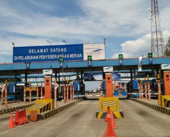 Pelabuhan Merak. (Foto : IG Pelabuhan Merak). 