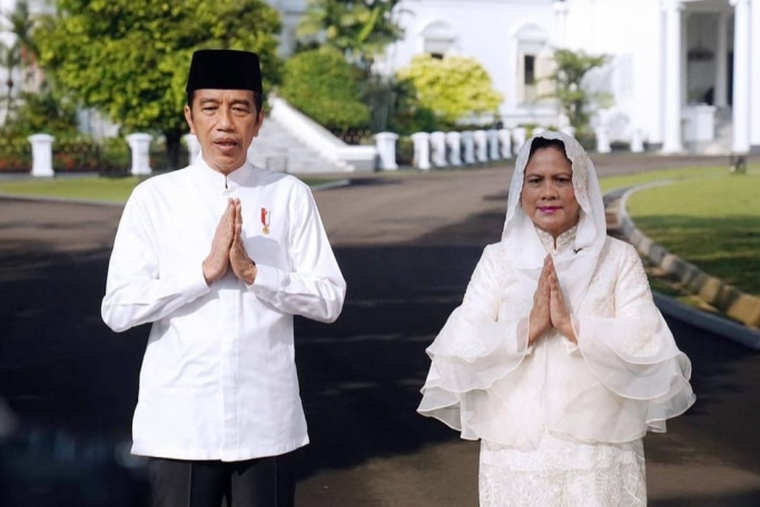 Presiden Jokowi bersama Ibu Negara. (Foto: PMJ News/ Instagram Jokowi). 