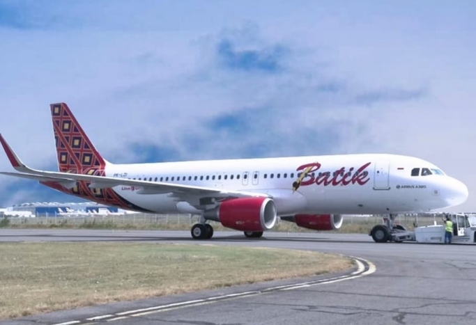 Maskapai penerbangan Batik Air. (Foto: PMJ News/Instagram @batikair)