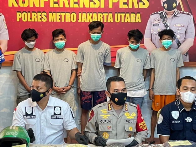 Keterangan Kapolres Jakarta Utara Kombes Pol Guruh Arif Darmawan. (Foto: PMJ News/ Nia TV Radio Polri)