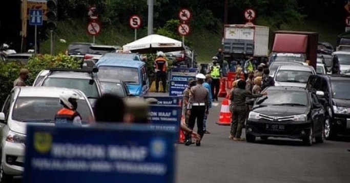 Ganjil genap di Bogor. (Foto: Dok Net)