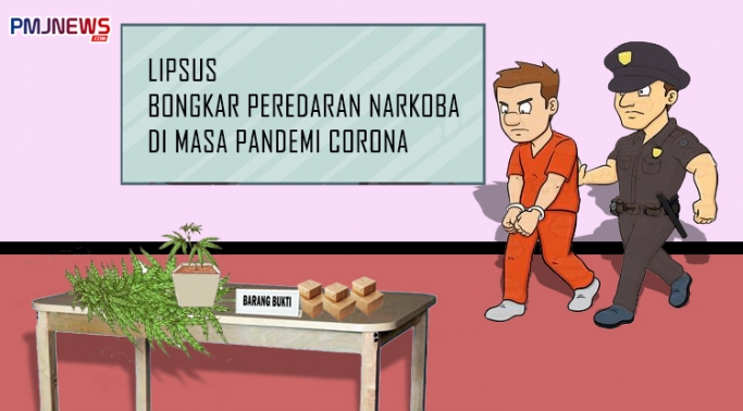 Polri terus konsisten mengungkap peredaran narkoba meski di tengah pandemi Corona. (Foto: PMJ News/Ilustrasi/Hadi).