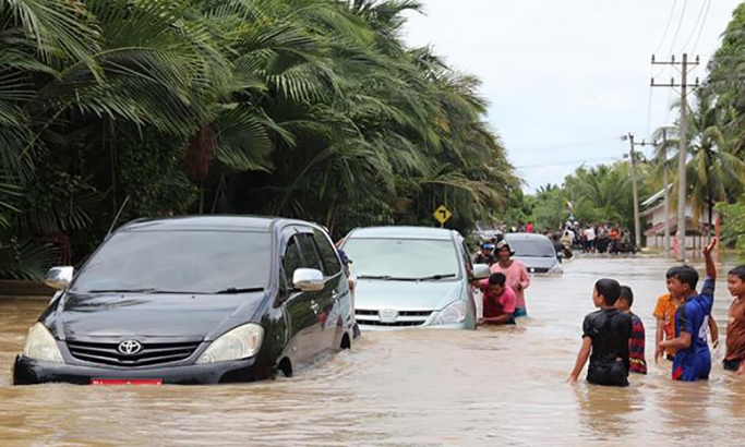 Banjir di Aceh Jaya. (Foto: Dok Net)