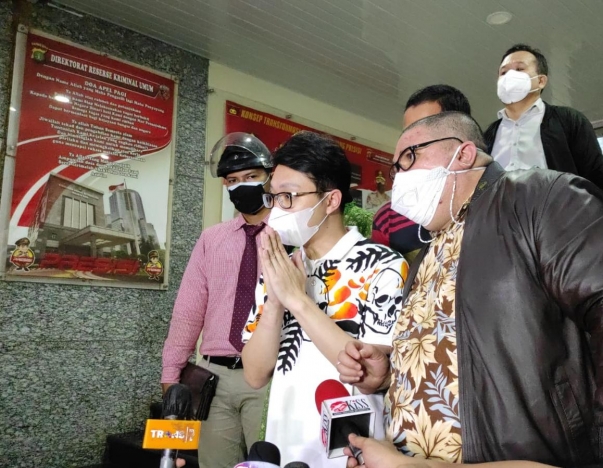 Penahanan Richard Lee Ditangguhkan . (Foto: PMJ News/Yeni).