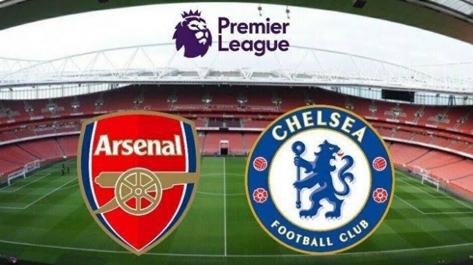 Pertandingan Arsenal Vs Chelsea. (Foto: Dok Net)