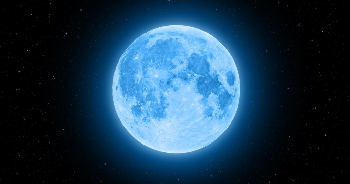 Fenomena Blue Moon. (Foto: Dok Net)