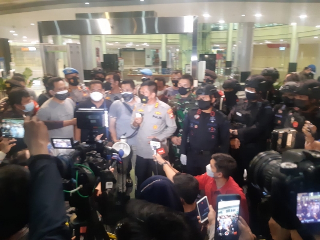 Keterangan Kapolres Metro Depok Kombes Pol Imran Edwin Siregar. (Foto: PMJ News)