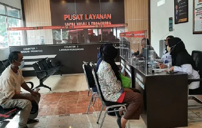 Posko Crisis Center dibuka untuk melayani keluarga korban kebakaran Lapas Kelas I Tangerang. (Foto: PMJ News/Istimewa).