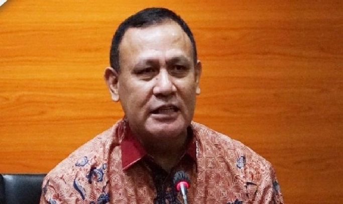 Ketua KPK, Firli Bahuri saat menyampaikan keterangan pers. (Foto: PMJ News/Dok Net).