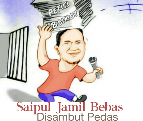 Kontroversial kebebasan Saipul Jamil. (Foto: Dok Net/ Ilustrasi/ Istimewa)