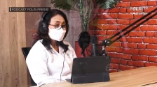 Menteri Pemberdayaan Perempuan dan Perlindungan Anak, I Gusti Ayu Bintang Darmawanti dalam siaran Podcast Polri Presisi bersama Kadiv Humas Polri Irjen Pol Raden Prabowo Argo Yuwono. (Foto: Polri TV/ Yeni)
