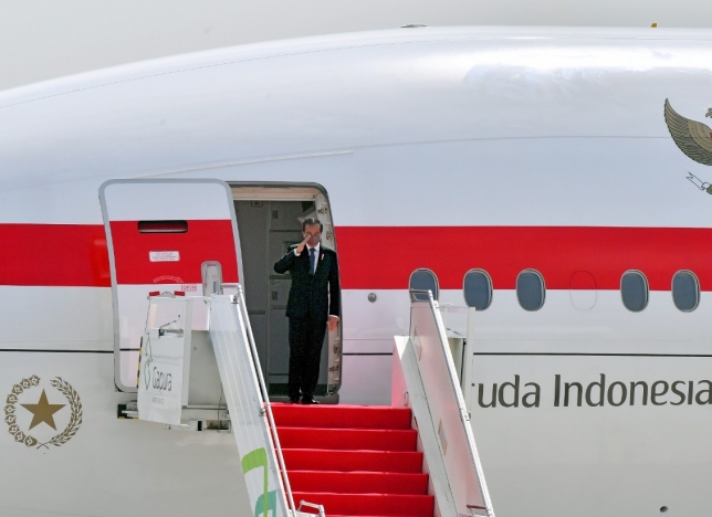 Presiden Jokowi bertolak ke Benua Afrika dalam rangka kunjungan kerja. (Foto: PMJ News/Twitter @jokowi).