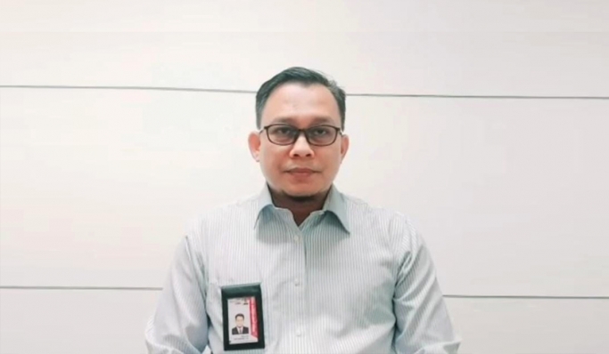 Kepala Bagian Pemberitaan KPK, Ali Fikri saat memberikan keterangan. (PMJ News/Instagram @officialkpk).