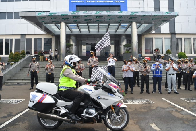 Korlantas Polri lepas Tim Operasi Lilin. (Foto: PMJ News/Divisi Humas Polri)