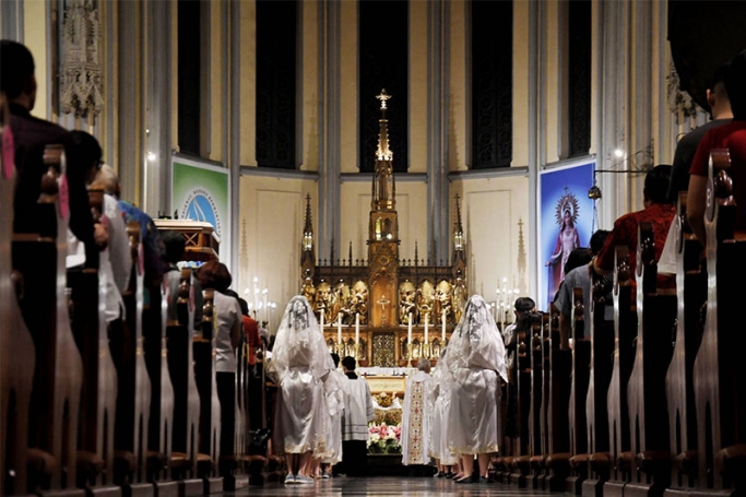 Ibadat Natal di Gereja Katedral Jakarta. (Foto: Dok Net)