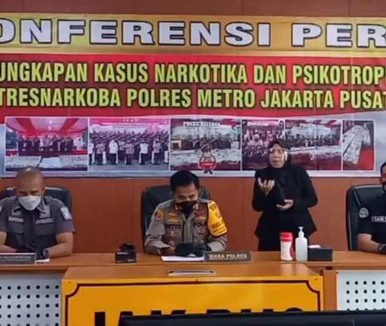 Keterangan Wakapolres Metro Jakarta Pusat,  AKBP Setyo Koes Heriyanto. (Foto: Instagram Polres Jakpus). 