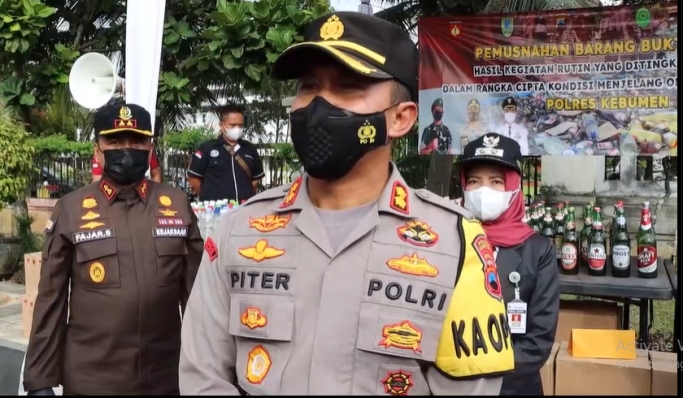 Kapolres Kebumen, AKBP Piter Yanottama.(Foto: PMJ News/Polri TV)