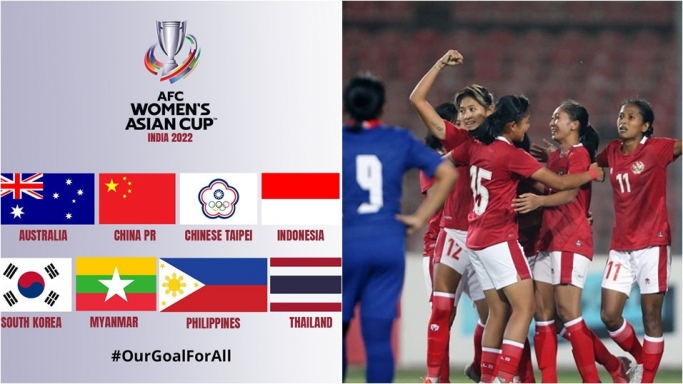 Laga Timnas wanita Indonesia vs Australia. (Foto: Dok Net)